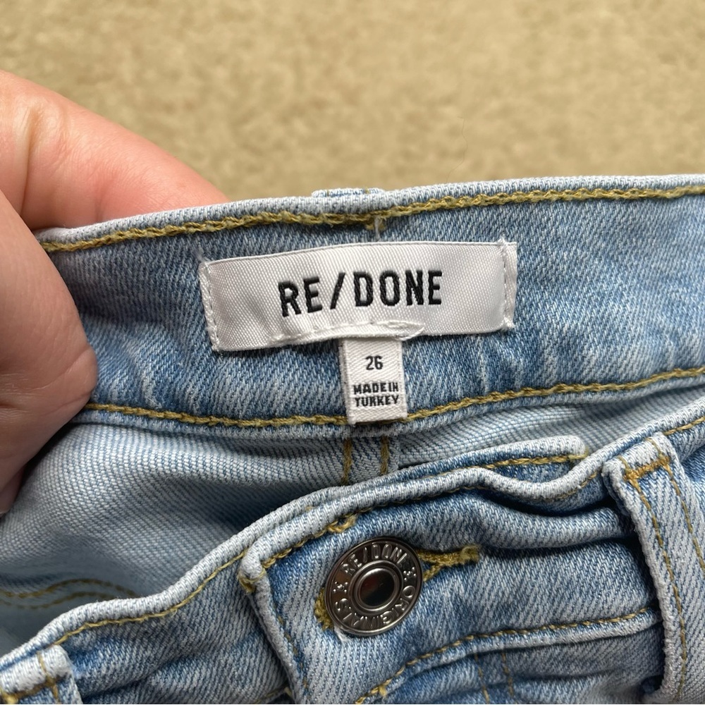RE/DONE 70s Stove Pipe High Rise Jeans 163-3WSTV27/A blue - Picture 5 of 5